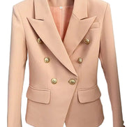 Camille Slimfit Blazer – Klassisk dobbeltradet dameblazer