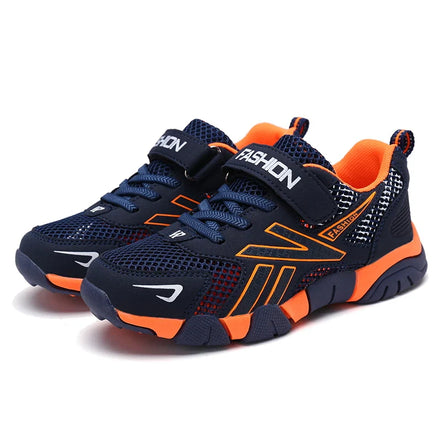 Averon børnesneakers med mesh-overdel og velcrolukning