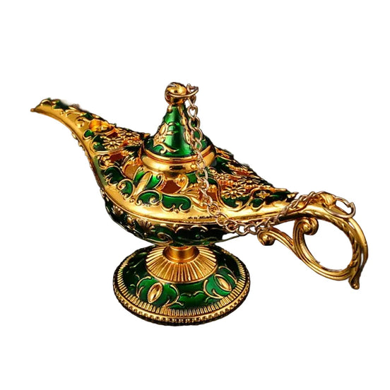 LumaArte lampka stołowa metalowa – dekoracyjny vintage design
