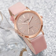 Virello Classic armbåndsur med læderrem