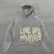 Statement Crop Hoodie – Unisex med Citater