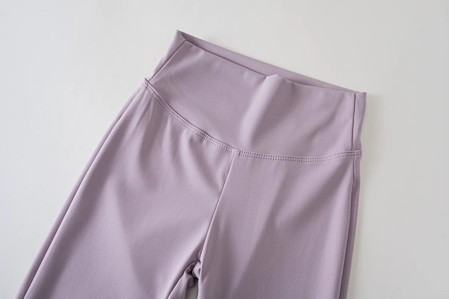 Fenya børneleggings med slids – strækbare bukser med høj talje til piger