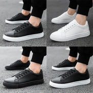 Naviro unisex sneakers med snørelukning – sko med gummisål til daglig brug