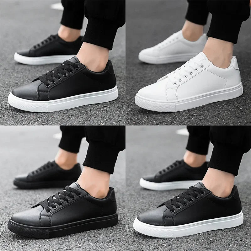 Naviro unisex sneakers med snørelukning – sko med gummisål til daglig brug