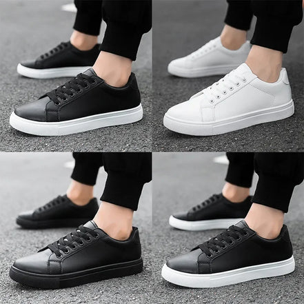 Naviro unisex sneakers med snørelukning – sko med gummisål til daglig brug