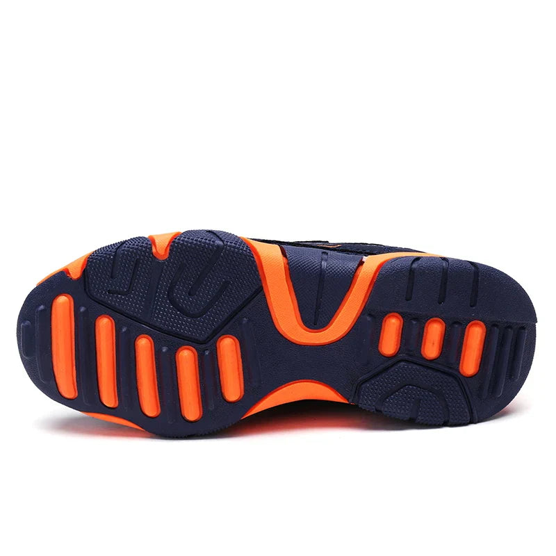 Averon børnesneakers med mesh-overdel og velcrolukning