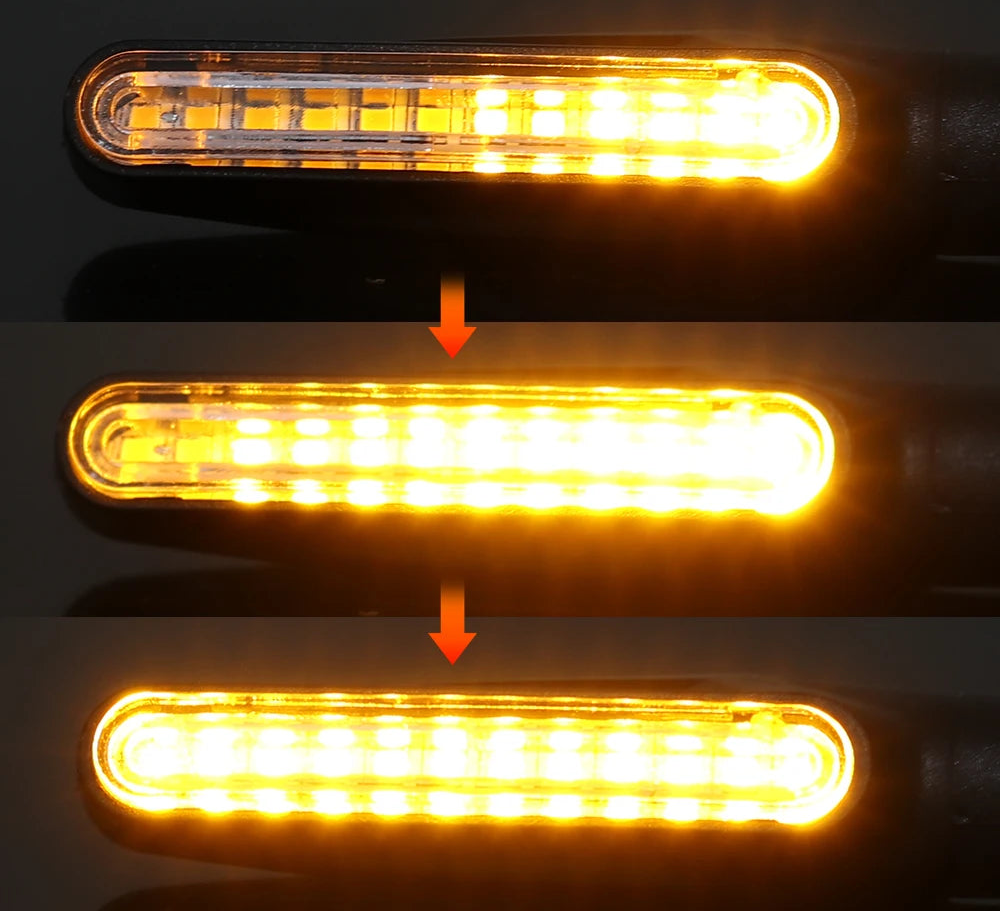 Lumirex LED blinklys motorcykel 12V fleksibel indikatorlys