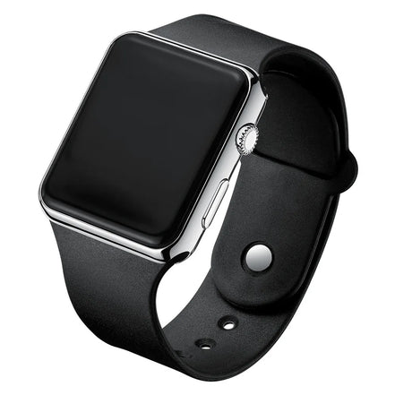 LumoTrack LED digital armbåndsur med silikonerem