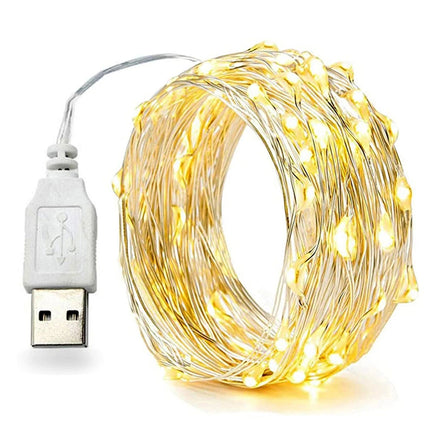 USB LED-lyskæde med fleksibel tråd – Lumivex