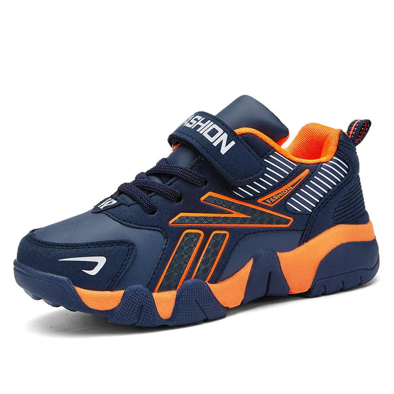 Averon børnesneakers med mesh-overdel og velcrolukning