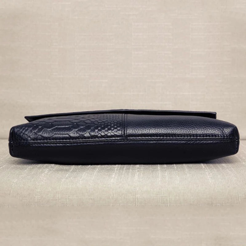 Selvina skuldertaske til kvinder – blød håndtaske i PU-læder med klaplukning