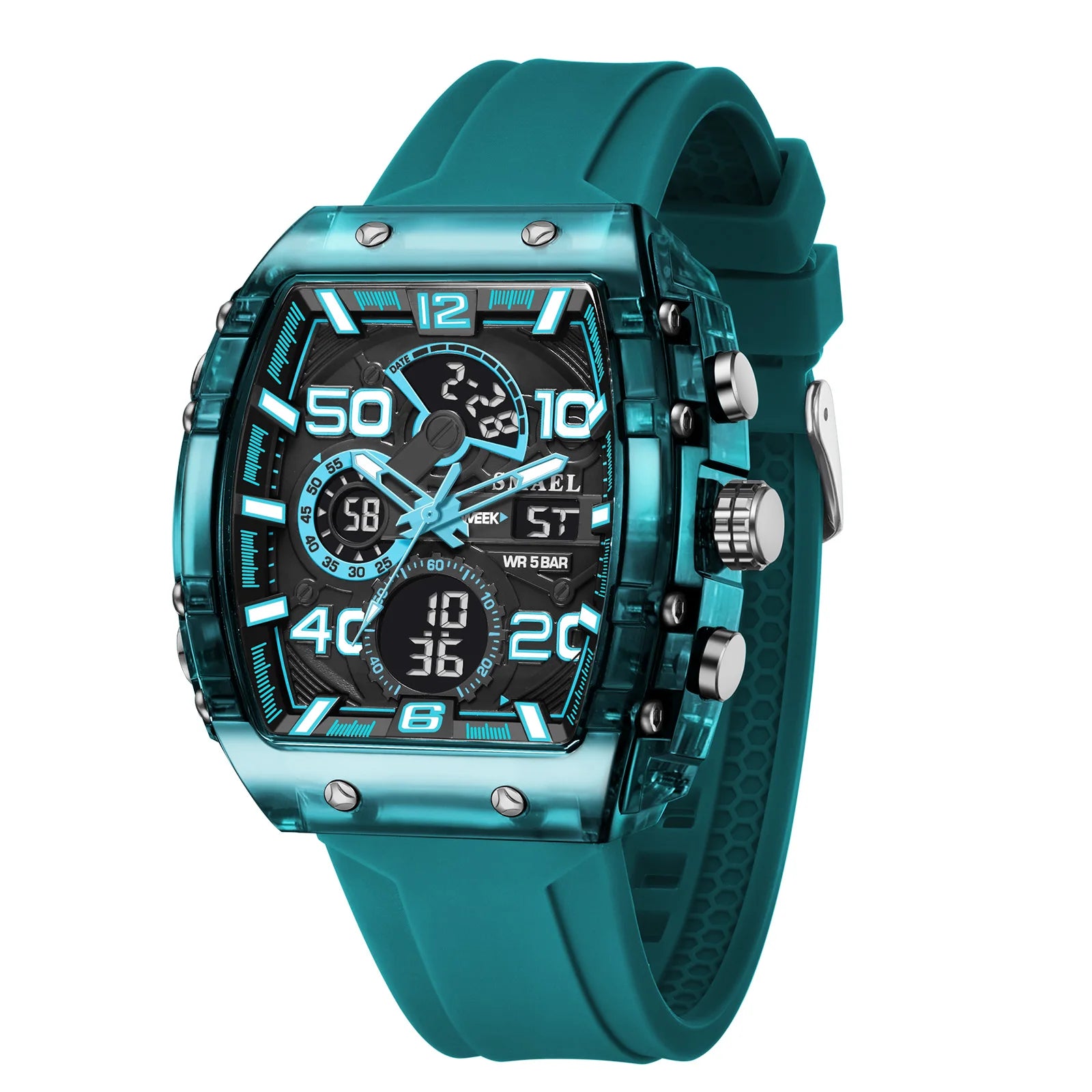 Kaviro Sport Watch – Digitalt dual-display ur med 5 ATM vandafvisning