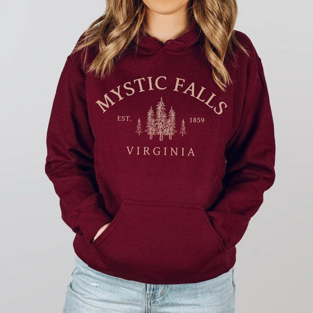 Heritage Oversized Hoodie med Vintage Print