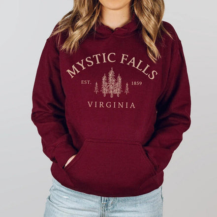 Heritage Oversized Hoodie med Vintage Print