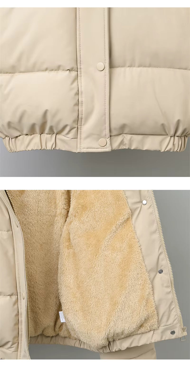 Amara Kort Vinterjakke med Hætte