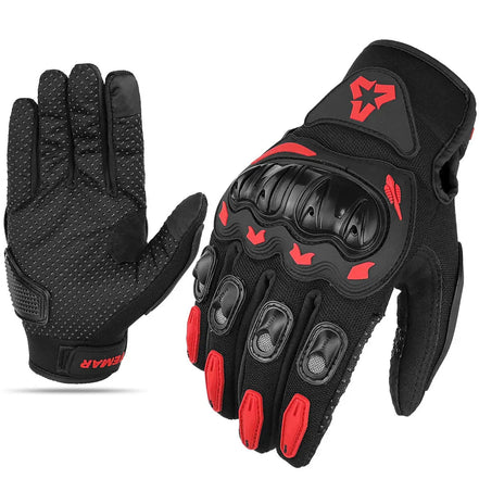 RideVex AirPro motorcykelhandsker med mesh og touchfunktion