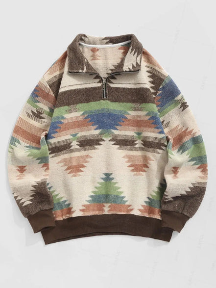 RetroEthno Knit – Unisex Striktrøje