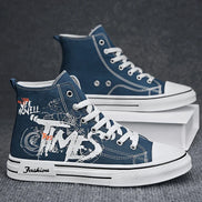 Tavion Herre High-Top Sneakers med Snøring
