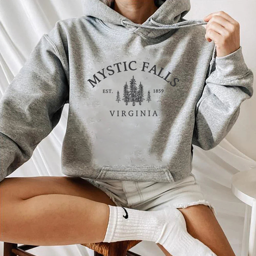 Heritage Oversized Hoodie med Vintage Print