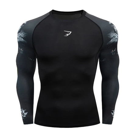 Harron Herre Longsleeve – Komfort og Bevægelsesfrihed til Træning