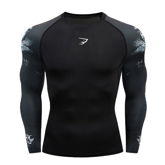 Harron Herre Longsleeve – Komfort og Bevægelsesfrihed til Træning