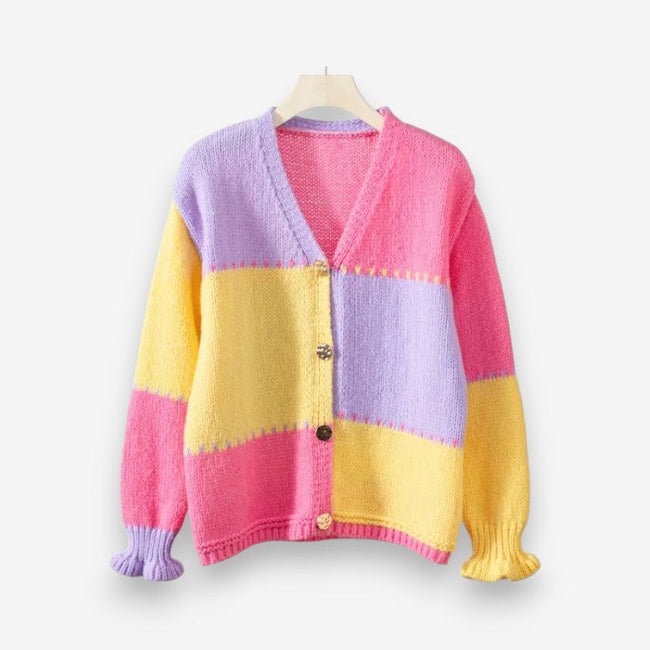 Valmira relaxed fit cardigan med V-hals