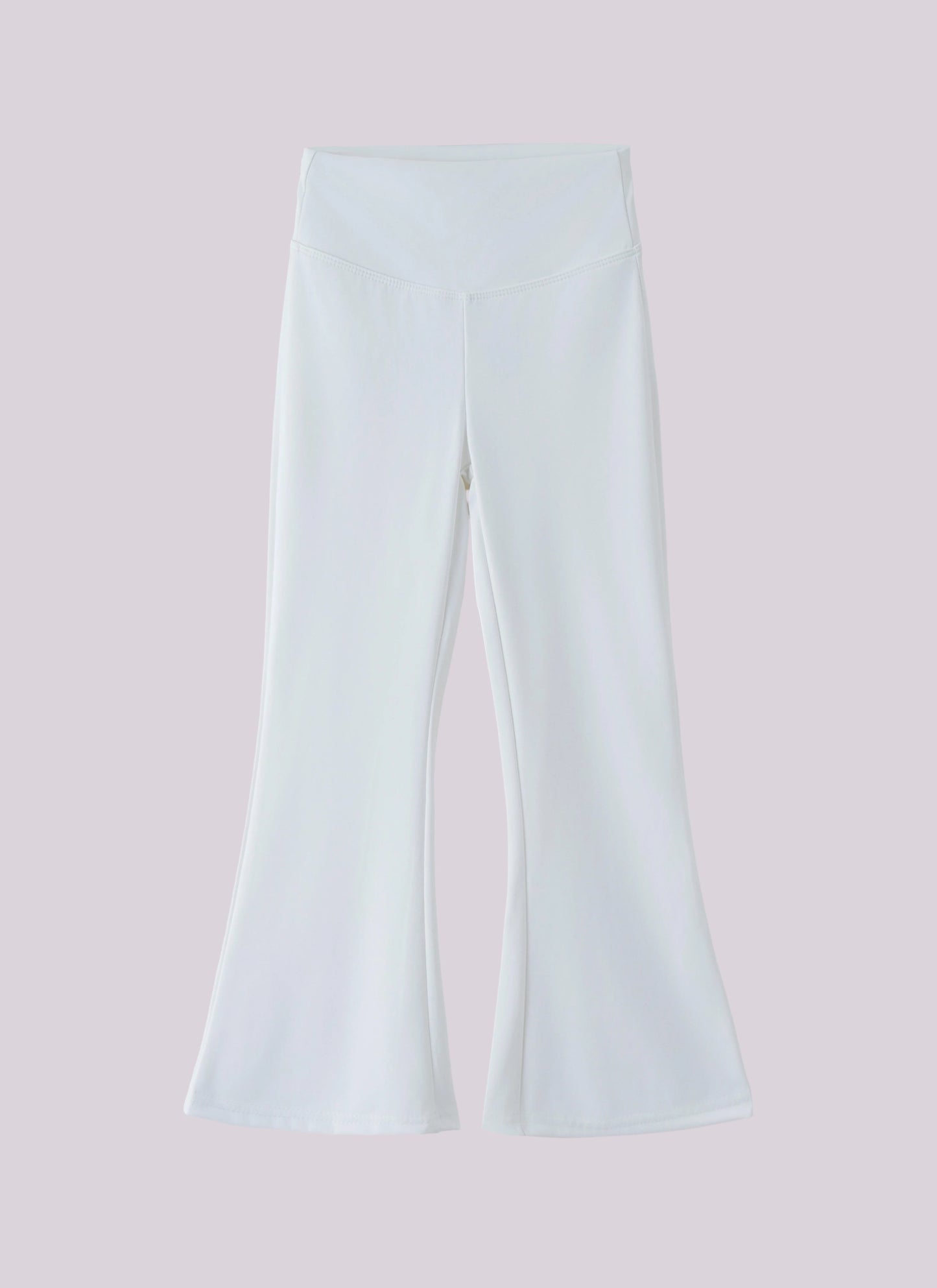 Fenya børneleggings med slids – strækbare bukser med høj talje til piger