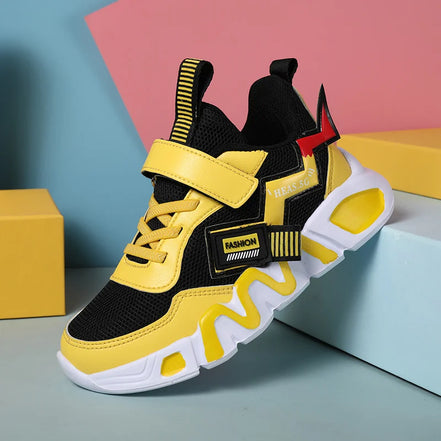 AerixRun børnesneakers – air mesh overdel, EVA sål, sportssko