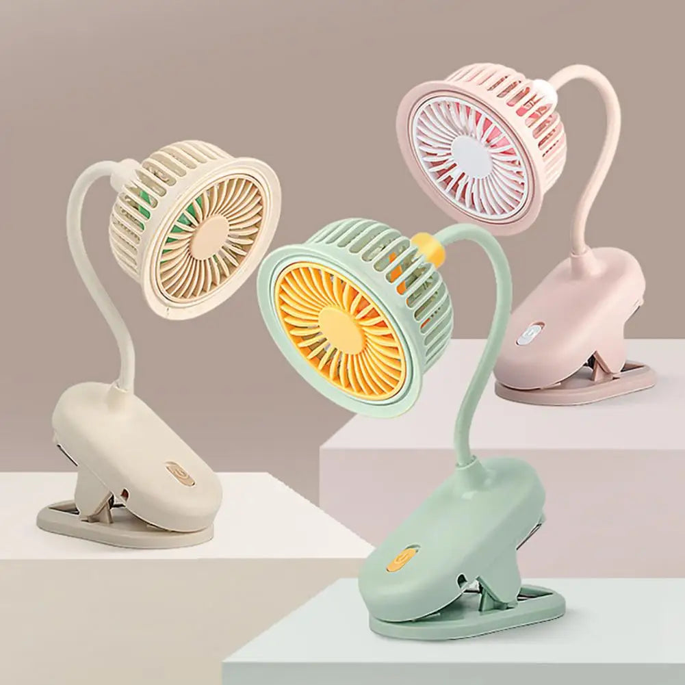 USB klipový ventilátor s 360° flexibilním krkem – AirClixa