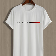 Lorvian T-shirt herre kortærmet bomuld rund hals print