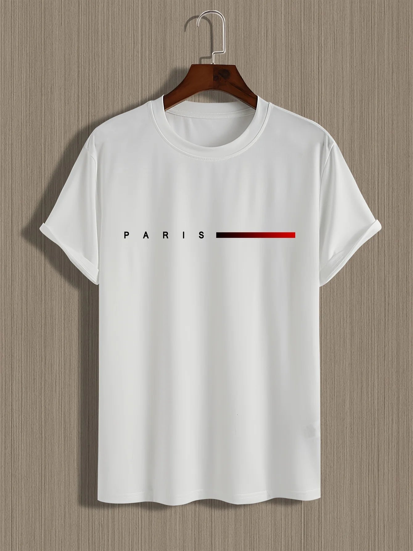 Lorvian T-shirt herre kortærmet bomuld rund hals print