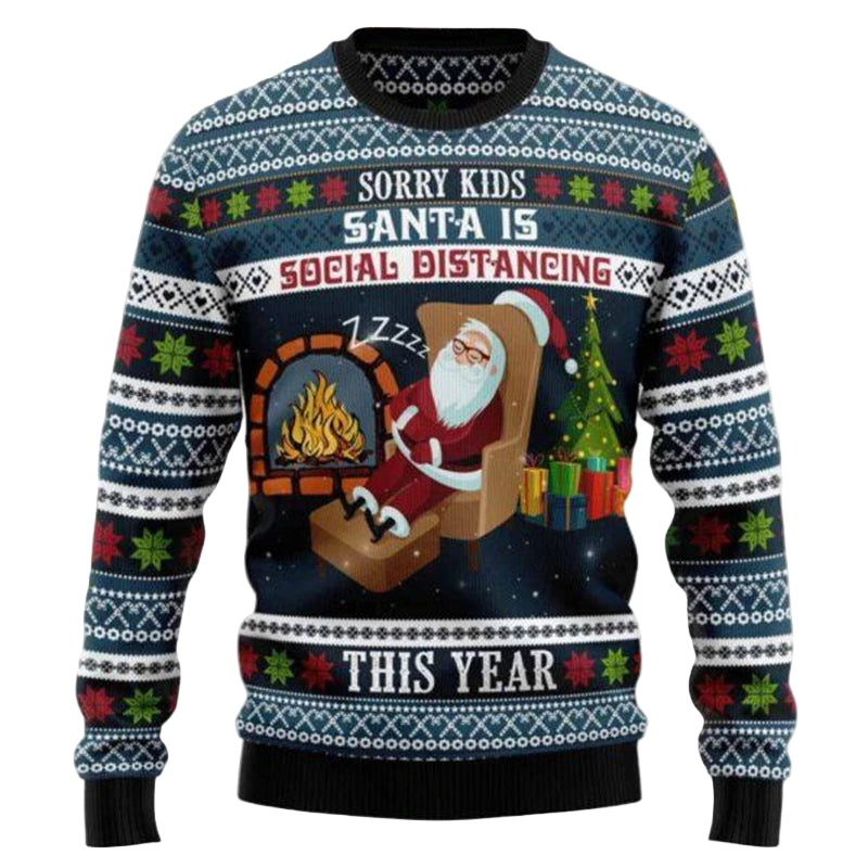 Jovrin unisex sweatshirt med julemotiv