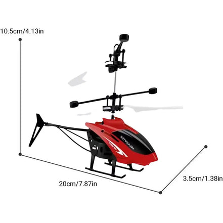 Aeriqo minihelikopter – genopladelig RC-helikopter til indendørs og udendørs brug