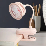 USB klipový ventilátor s 360° flexibilním krkem – AirClixa