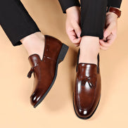Valmoro Herresko med Rund Tå og Slip-On Design
