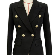 Camille Slimfit Blazer – Klassisk dobbeltradet dameblazer