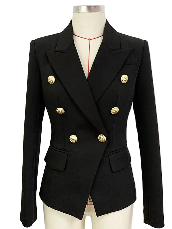 Camille Slimfit Blazer – Klassisk dobbeltradet dameblazer