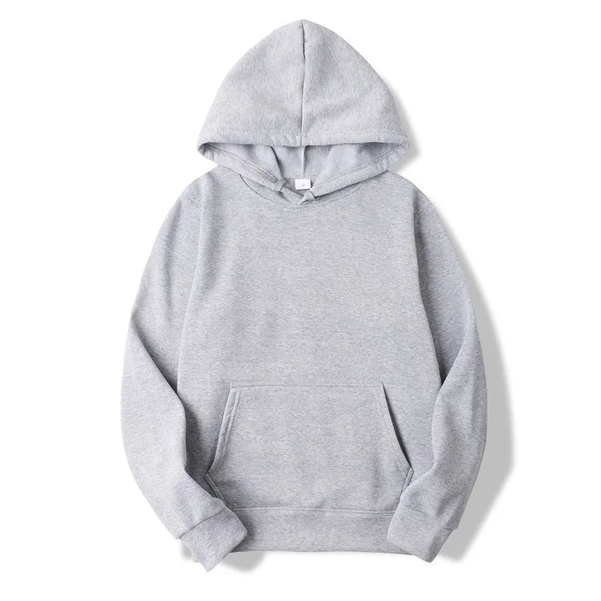 Wilor hættetrøje til mænd og kvinder – afslappet ensfarvet sweatshirt
