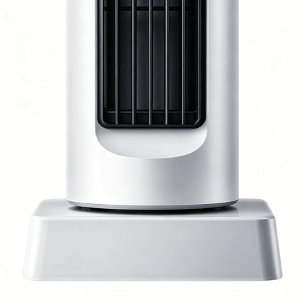 Kompaktný vežový ventilátor so 6 rýchlosťami, osciláciou a nádržkou na vodu – Aerivo
