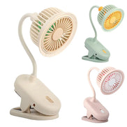 USB klipový ventilátor s 360° flexibilním krkem – AirClixa