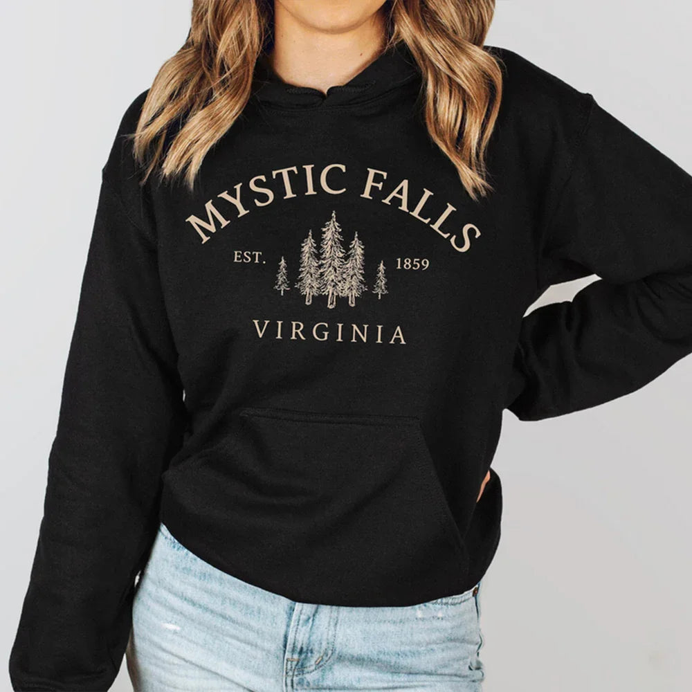 Heritage Oversized Hoodie med Vintage Print