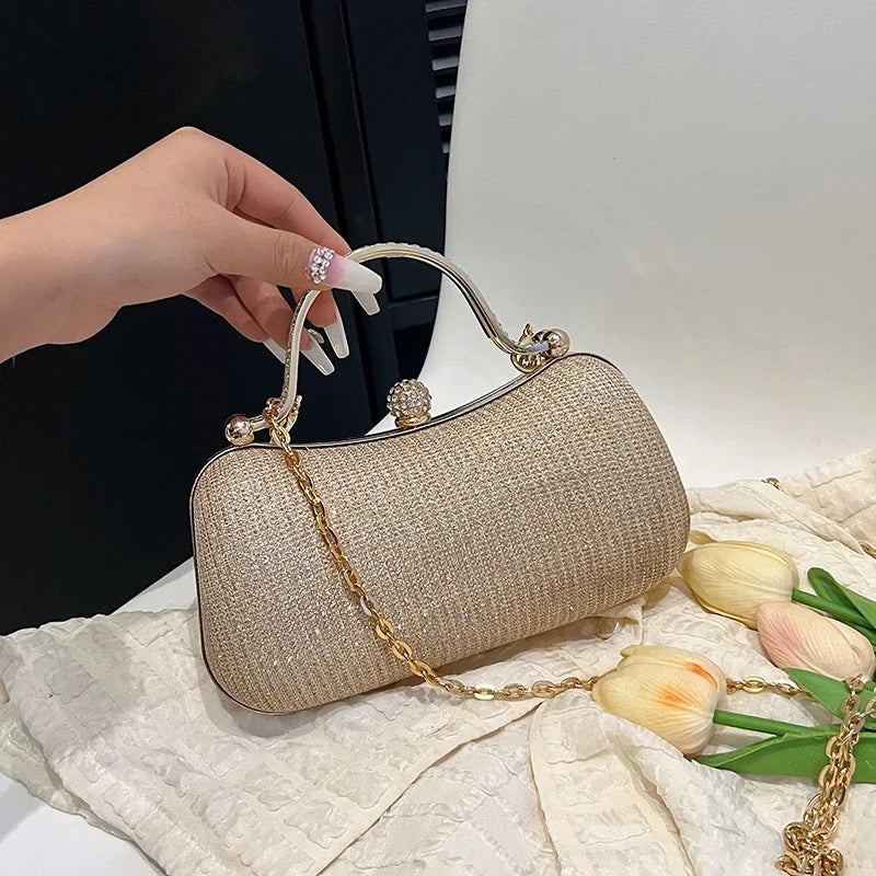 Almira skuldertaske til kvinder – elegant kædetaske i PU-læder