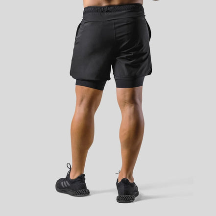 Axton 2-i-1 sportsshorts – let design med inderlag
