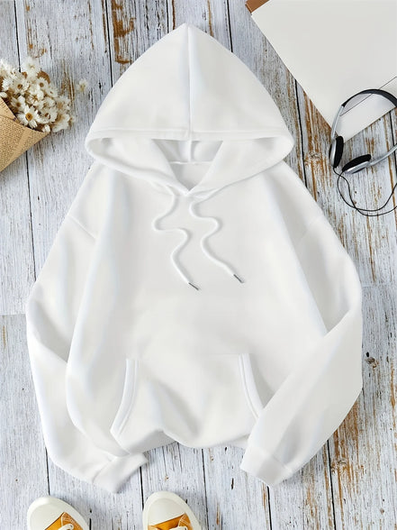 Geometrisk Skull Hoodie – Unisex hættetrøje med fleecefor og afslappet pasform