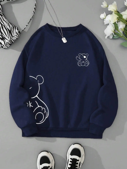 CatLine Sweater – Oversized Unisex