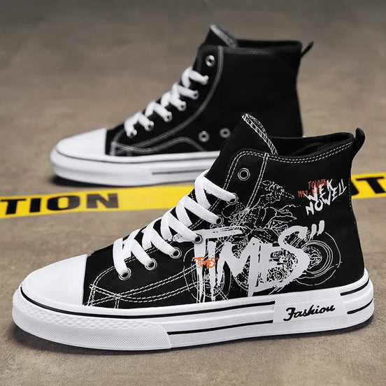 Tavion férfi magas szárú sneaker fűzővel