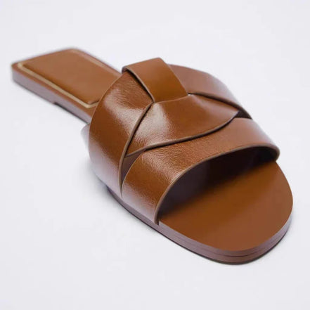 Lunessa dámské sandály – slip-on sandály s mašlí