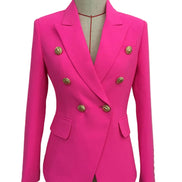 Camille Slimfit Blazer – Klassisk dobbeltradet dameblazer