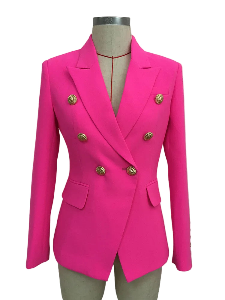 Camille Slimfit Blazer – Klassisk dobbeltradet dameblazer