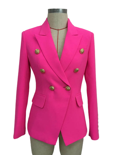 Camille Slimfit Blazer – Klassisk dobbeltradet dameblazer